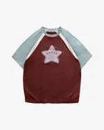 Футболка SoWhat? Stars коричневая