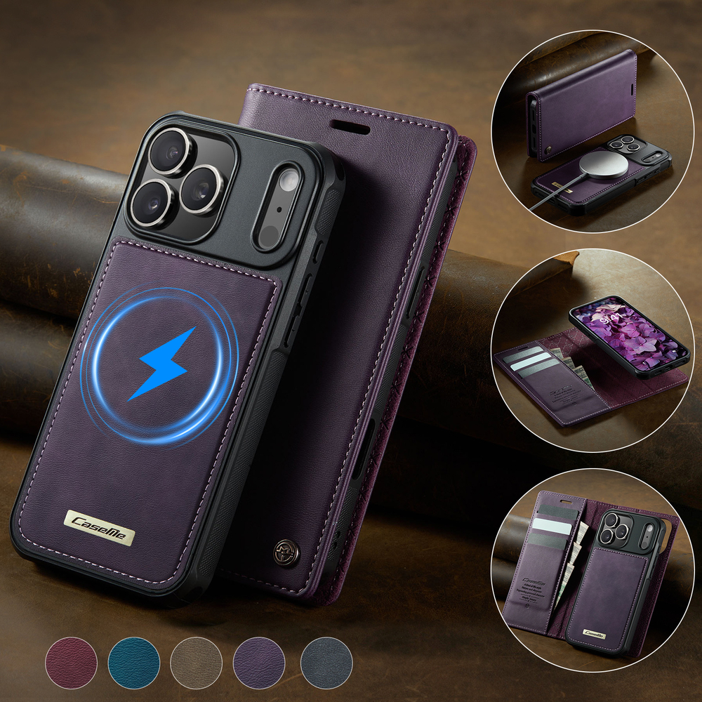 Чехол-кошелек CaseMe 2 in 1 MagSafe iPhone 17 Pro