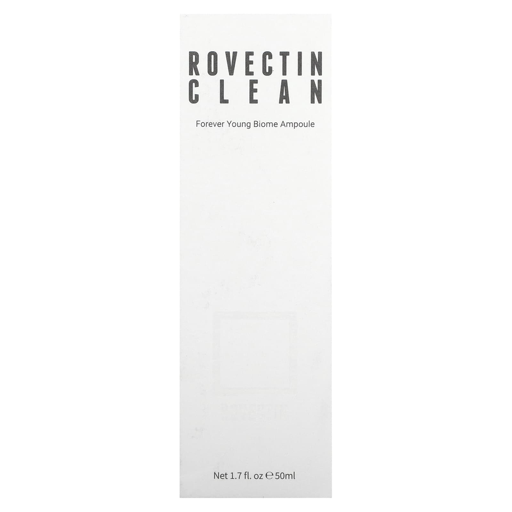 Rovectin, Clean, Forever Young Biome, ампула, 50 мл (1,7 жидк. унц.)