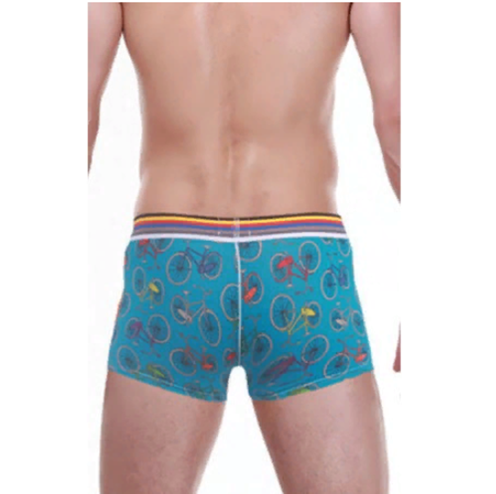 Мужские трусы боксеры голубые CBAOOTA CBA0002