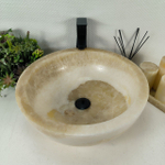 Раковина из оникса Bowl Yellow BO-64543 45*45*17 0200
