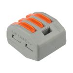 REXANT 222-413 Клемма 3-проводная универсальная многоразовая (0,08-2,5 (4) мм2) 07-5253-4