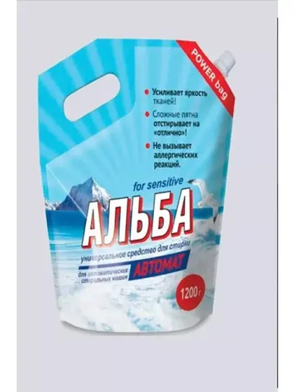 Альба - автомат Гель для стирки 1200гр *1шт