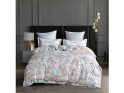 Постельное белье с одеялом 2 спальное евро Asabella Premium 2232-OMP