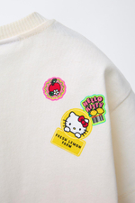Футболка с нашивками hello kitty © sanrio