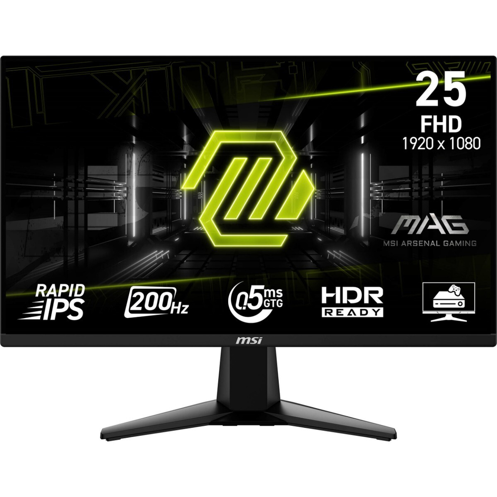 Монитор MSI MAG 272F 27" 16:9 FHD (1920x1080) Rapid IPS, 0,5ms (GTG), 200Hz, Black
