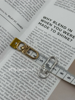 Карабин металл 12 мм под серебро