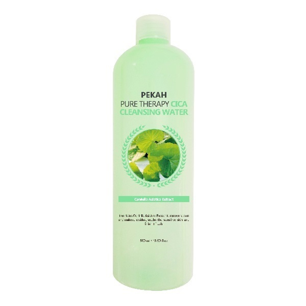 Очищающая вода с экстрактом центеллы азиатской Pekah Pure Therapy Cica Cleansing Water 500мл