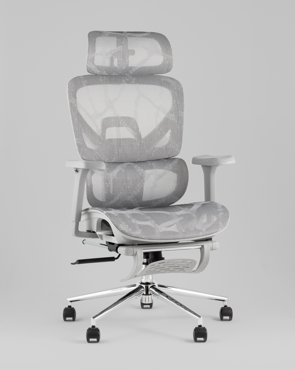 Кресло офисное TopChairs Vertus серая сетка