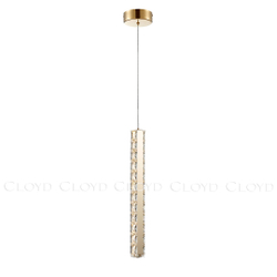 Подвесной светильник Cloyd ELATA P1 / выс. 55 см - золото (арт.11560)