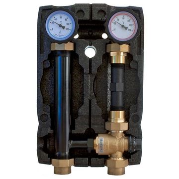 Насосная группа Hoobs DN25 с термосмесителем без насоса (HB-21355N-F3)