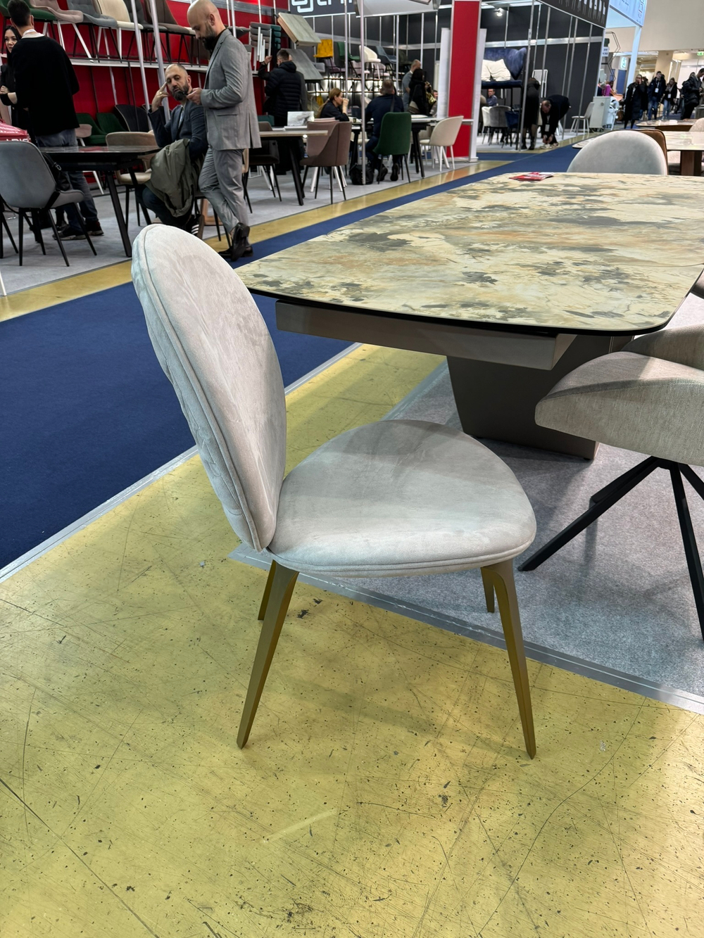 Стул CAVA GY8029 Astrid бежевый/нерж.сталь