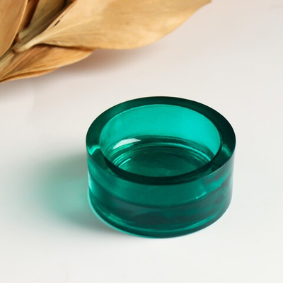 Подсвечник Санта 2,5х5,5 см (зелёный)