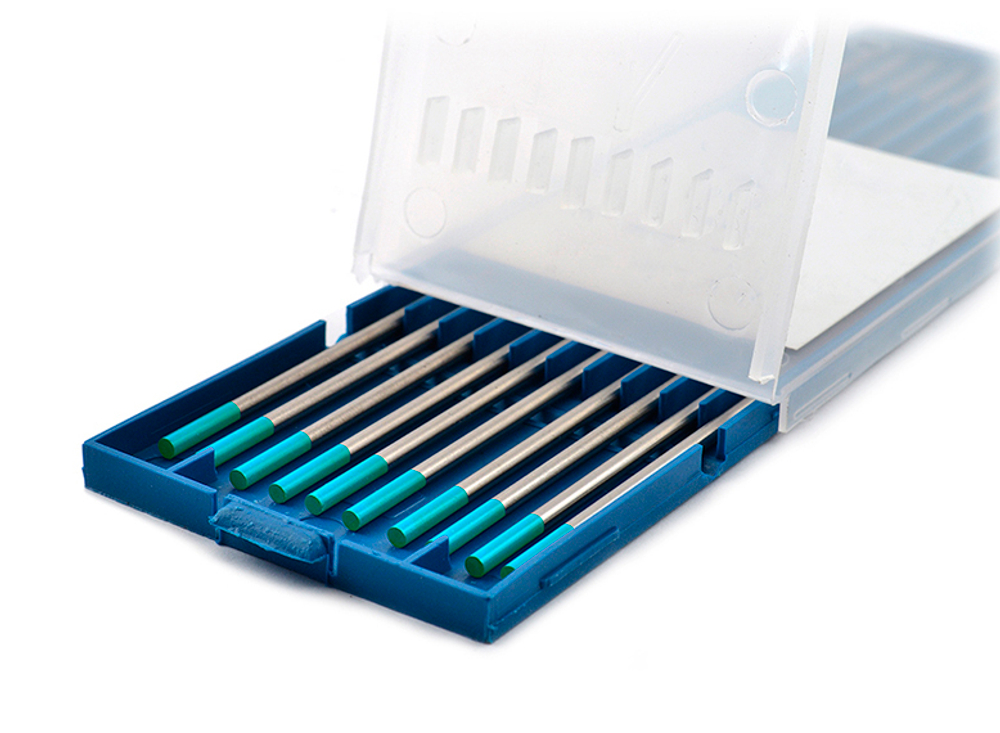 Вольфрамовый наконечник (электрод) WR2 4,0x175 бирюзовый(700.2201)