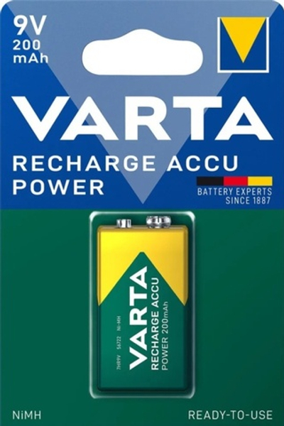 VARTA Recharge Accu Power 9V 200mAh BL1 56722101401