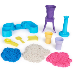 Кинетический песок - Kinetic Sand Ice Cream Machine 396 g 20144685 / артикул   71663 6068385 20144685  / GTIN 778988501719