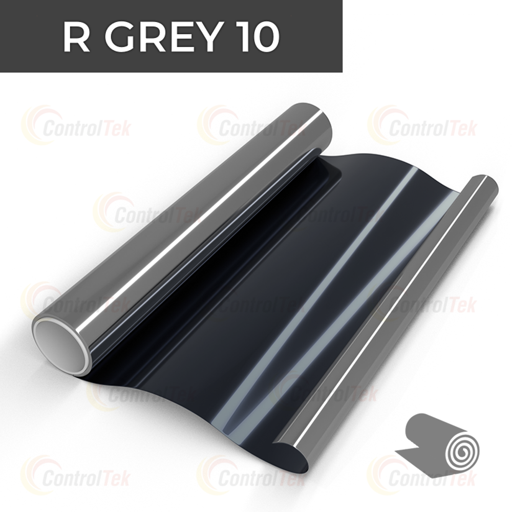 Пленка солнцезащитная зеркальная R GREY 10 ControlTek, (рулон)
