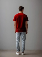 Футболка однотонная базовая хлопок унисекс Баракаттекс