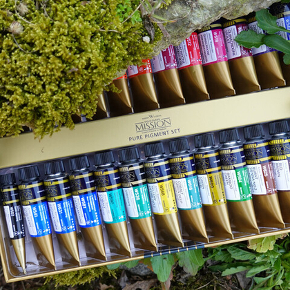 Mijello Mission Gold Pure Watercolor 15 ml 24 цвета