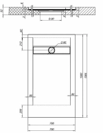 Душевой поддон Aquanet Delight 140x80 белый