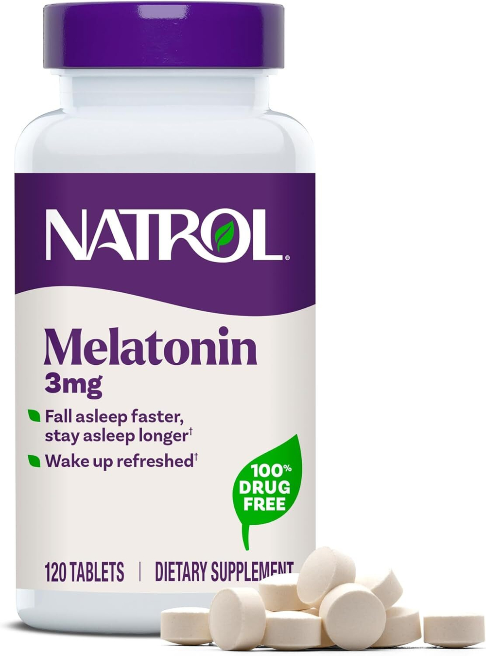 Антиоксидант Natrol Melatonin 3 мг 120 таблеток