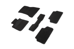 Ворсовые коврики LUX для BMW 5 Ser G-30 4WD 2017-2023 Seintex.90206