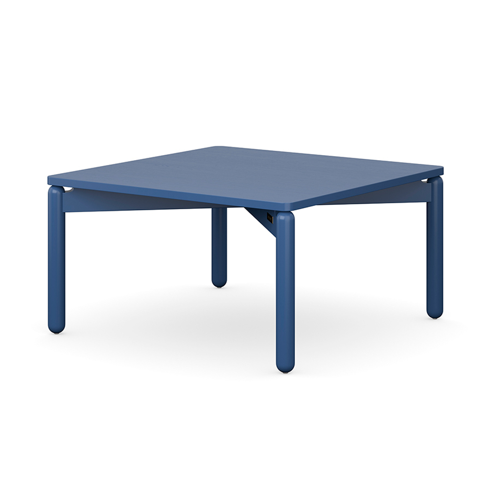 Столик кофейный saga, 75х75 см, синий