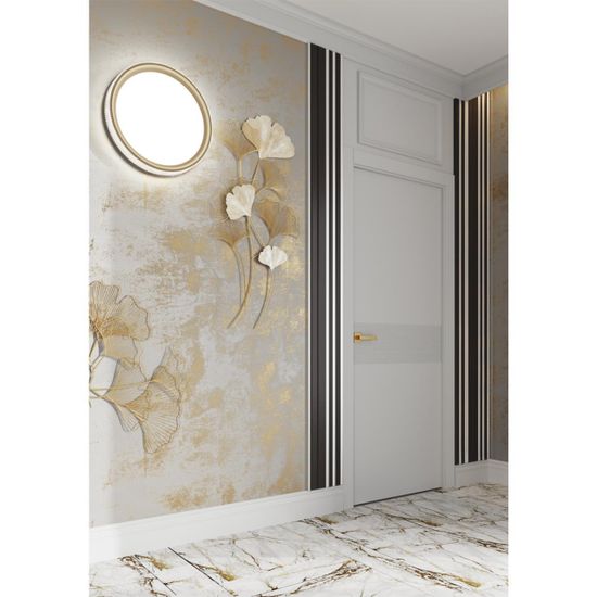 3054/EL PALE SN 183 Светильник пластик/белый/золотистый LED 72Вт 3000-6300K D490 IP43 пульт ДУ SHINY