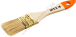 DEXX 38 мм, 1,5″ натуральная щетина, деревянная ручка, флейцевая, Плоская кисть (0100-038)