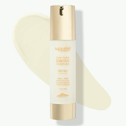 AGESTOP SWITZERLAND SWISS ROYAL SPF50+ CREAM Активное солнцезащитное средство от лучей UVA и UVB, 50 мл