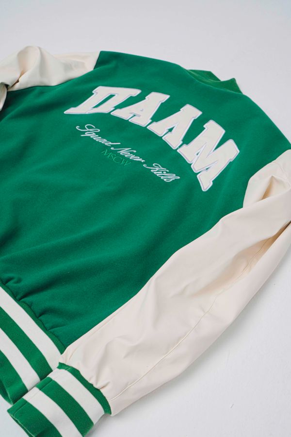 Бомбер Колледж "Saint Exupery" Зеленый - фото 9