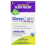 Boiron, SleepCalm® On The Go, 2 переносных тюбика, 80 гранул в каждом