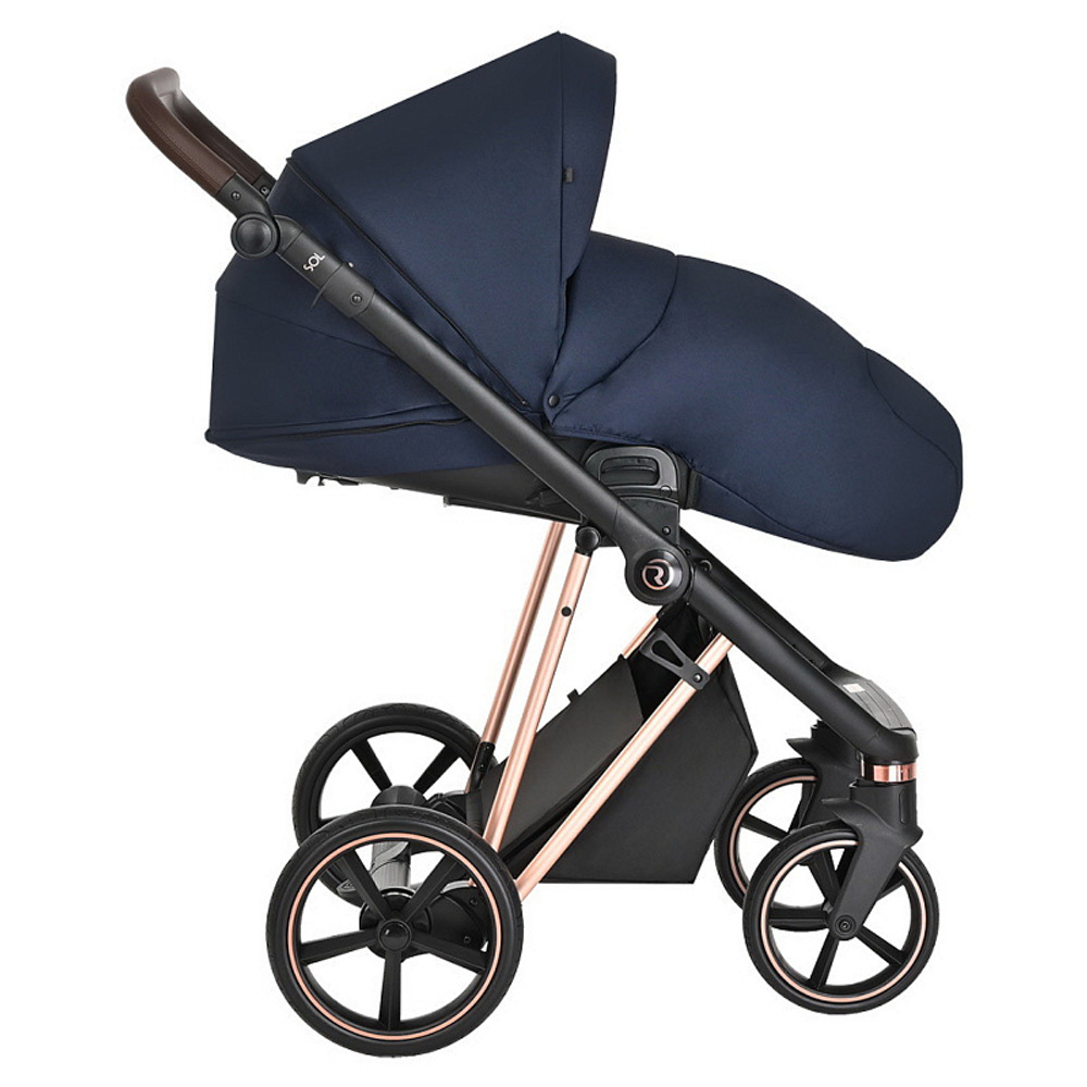 Детская коляска Roan Sol Luxury 2 в 1 RSL/4047 Mystic Blue/Rose Gold