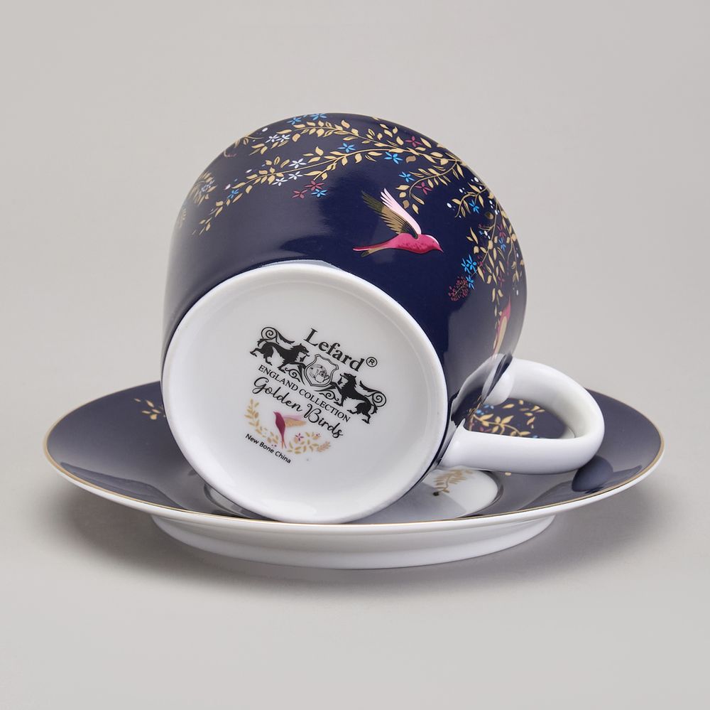 ЧАЙНЫЙ НАБОР LEFARD "GOLDEN BIRDS" НА 2 ПЕР. 4 ПР. 220 МЛ (КОР=12НАБ.)