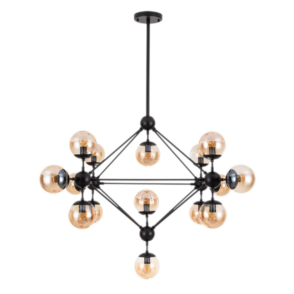 Люстра на штанге Arte Lamp A1664SP-15BK