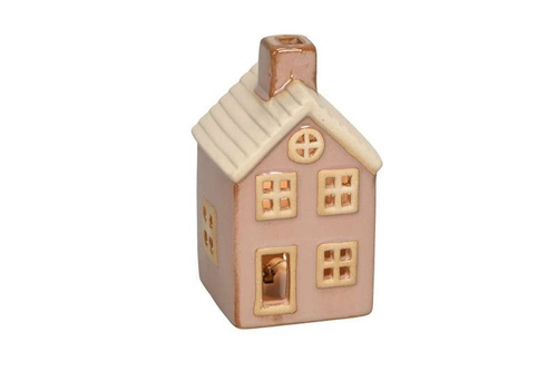 Декор светодиодный "Домик" роза малый 7x6x11,5см