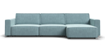 Угловой диван BOSS SOFT MODOOL MAX велюр Monolit аква