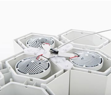 replica Luceplan Honeycomb suspension lamp