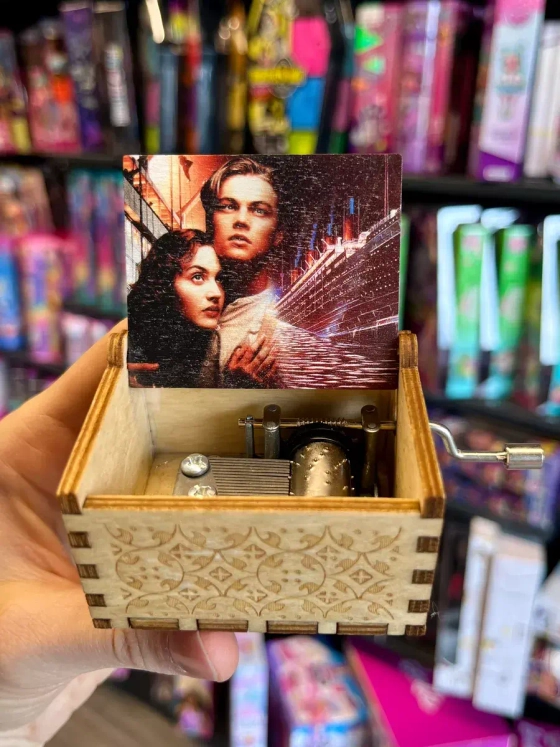 Музыкальная шкатулка детская взрослая Титаник деревянная