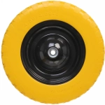Колесо к тачке 16» 4,00*8 (ось 16мм) вспененный полиуретан