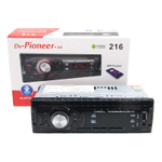 Автомагнитола DV-Pionir ok 216, Bluetooth цветная подсветка, usb, micro, aux, fm, пульт