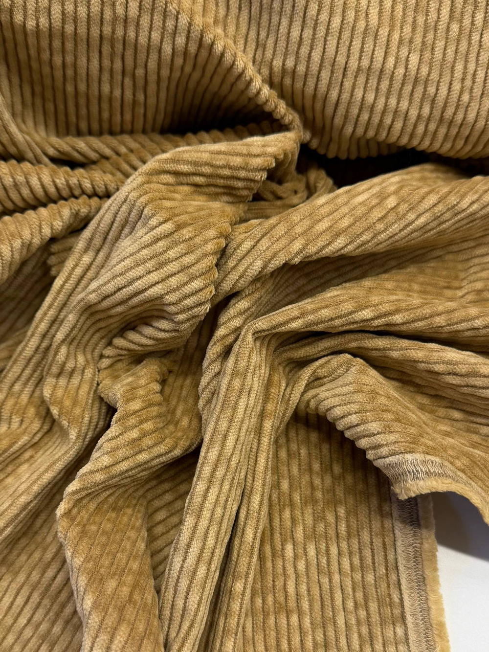 Вельвет хлопок сирсакер кэмел