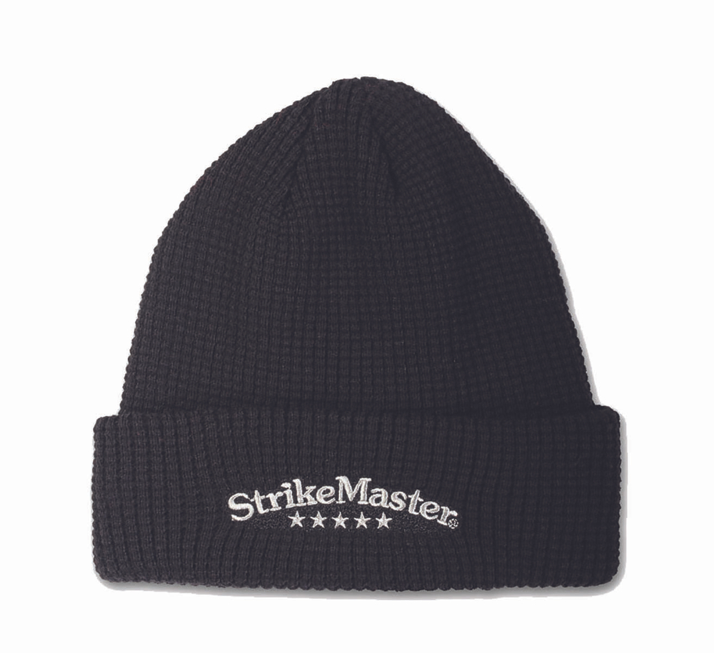 Шапка с помпоном Strikemaster Black Grey White, размер универсальный