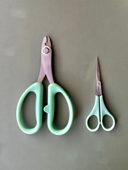 Ножницы и кусачки для флористической проволоки / Набор из двух инструментов для лепки декоративных цветов из сахарной мастики, глины, холодного фарфора