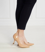 Кожаные туфли на шпильках Guess - бежевый(FLPBYN PAT08)