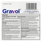 Gravol, средство от укачивания, 50 мг, 10 таблеток, покрытых оболочкой