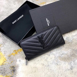 Saint Laurent Cassandre Zip Around Wallet