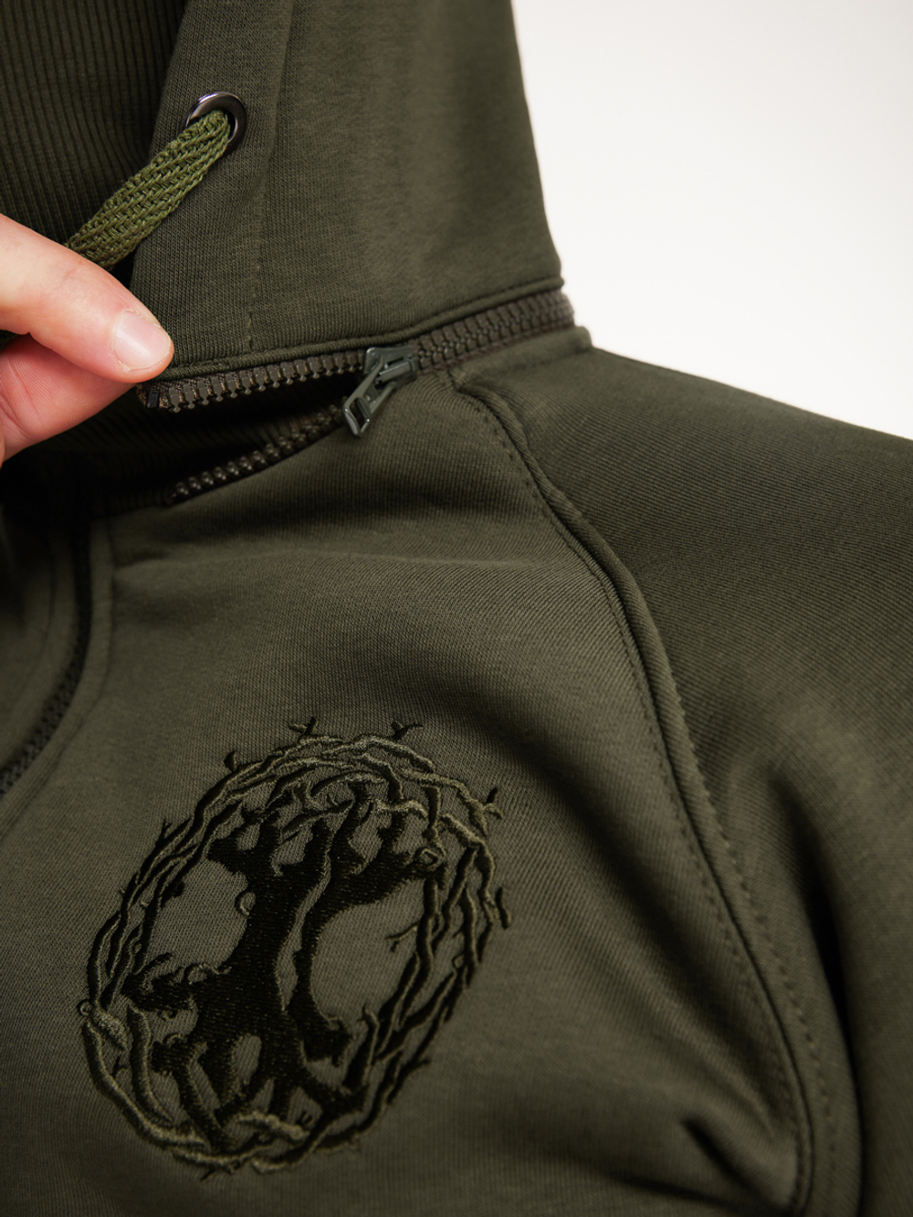 Худи Варгградъ мужской Хаки "Скаут" с начёсом