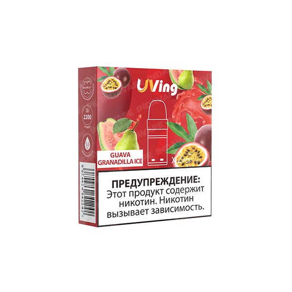 Купить Картридж Uving K1 5.6 мл - Guava Granadilla Ice