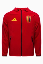 Ветровка adidas Belgium 2026 Tiro Travel Full-Zip - красный